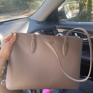 Kate Spade Beige Leather Tote